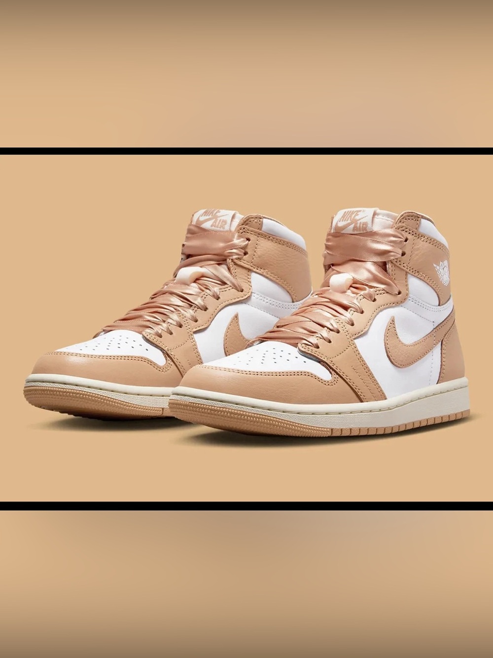Sz 7.5 Nike Air Jordan 1 Retro High OG Praline FN6622-201 Womens New